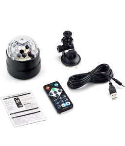 Upgrade Full Colours Disco Ball Light dj Light Show Light RGBW led Mini Party Light Christmas Decoration Light Gift Light Magic Light Sound Activated Automatic Strobe Lights with Remote